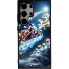 Samsung Galaxy S25 Ultra Case Hülle - Silikon schwarz Weihnachten 2023 Verzauberter Weihnachtsmann
