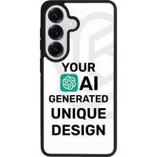 Samsung Galaxy S26 Case Hülle - Silikon schwarz Weltweit einzigartig erstellt dank Deiner Kreativität und künstlicher Intelligenz (KI)