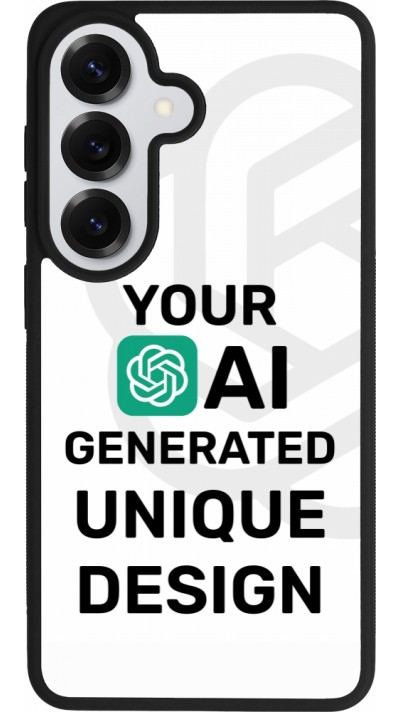Samsung Galaxy S26 Case Hülle - Silikon schwarz Weltweit einzigartig erstellt dank Deiner Kreativität und künstlicher Intelligenz (KI)