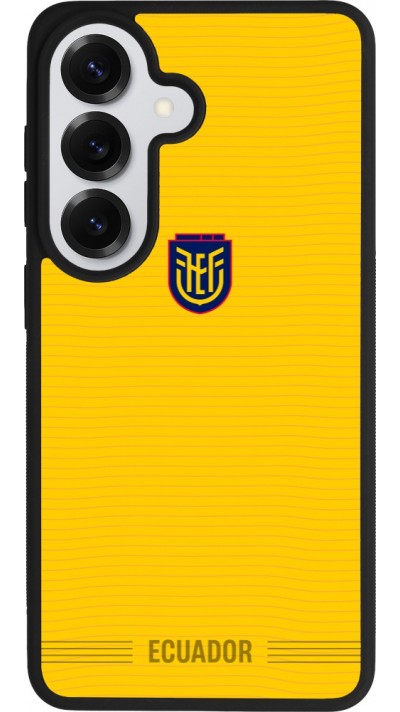 Samsung Galaxy S26 Case Hülle - Silikon schwarz Ecuador 2026 personalisierbares Fussballtrikot