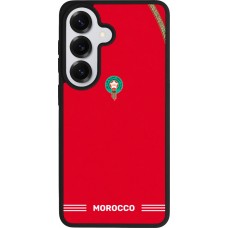 Samsung Galaxy S26 Case Hülle - Silikon schwarz Marokko 2026 personalisierbares Fussballtrikot