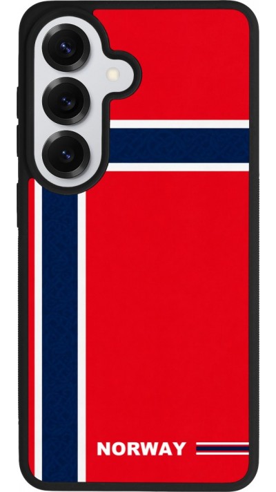 Samsung Galaxy S26 Case Hülle - Silikon schwarz Norwegen 2026 personalisierbares Fussballtrikot