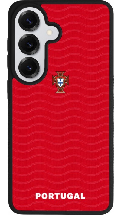 Samsung Galaxy S26 Case Hülle - Silikon schwarz Portugal 2026 personalisierbares Fussballtrikot