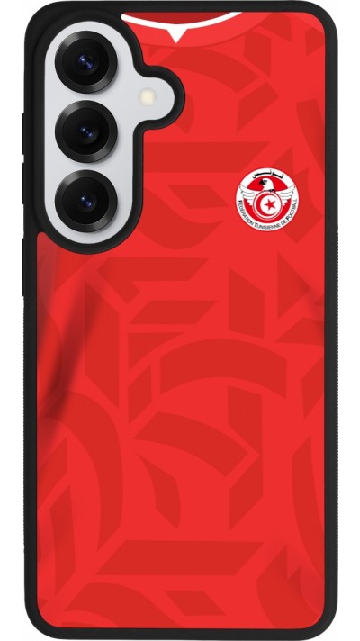 Samsung Galaxy S26 Case Hülle - Silikon schwarz Tunesien 2022 personalisierbares Fussballtrikot