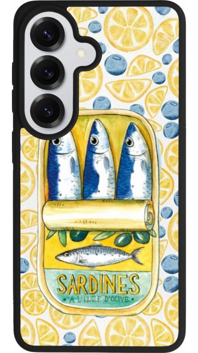 Coque Samsung Galaxy S26 - Silicone rigide noir Sardines in oil 2026