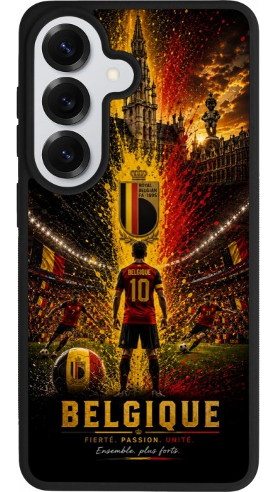 Samsung Galaxy S26 Case Hülle - Silikon schwarz Fussball Belgien splash 2026