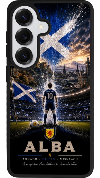 Samsung Galaxy S26 Case Hülle - Silikon schwarz Fussball Schottland splash 2026