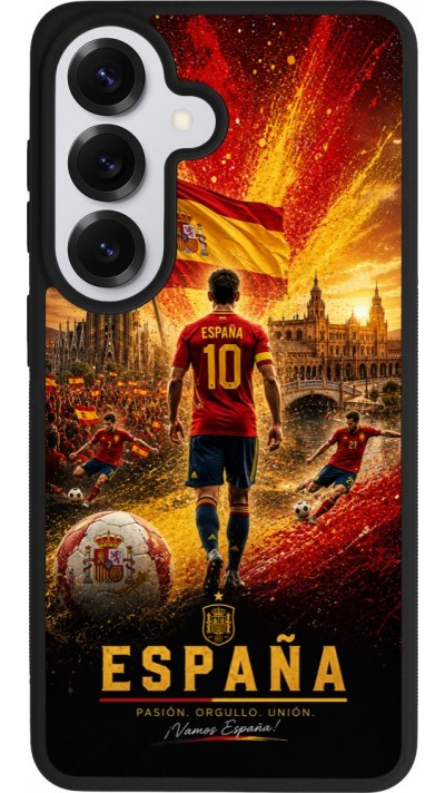 Samsung Galaxy S26 Case Hülle - Silikon schwarz Fussball Espanien splash 2026