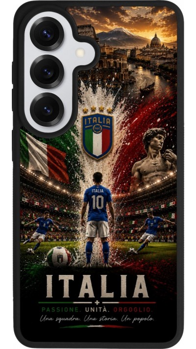 Samsung Galaxy S26 Case Hülle - Silikon schwarz Fussball Italien splash 2026
