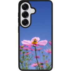 Samsung Galaxy S26 Case Hülle - Silikon schwarz Bee on a flower 2026