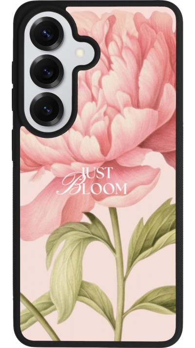 Coque Samsung Galaxy S26 - Silicone rigide noir Just Bloom 2026