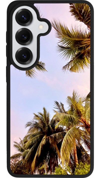 Samsung Galaxy S26 Case Hülle - Silikon schwarz Summer 2023 palm tree vibe