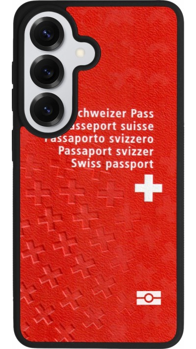 Samsung Galaxy S26 Case Hülle - Silikon schwarz Swiss Passport