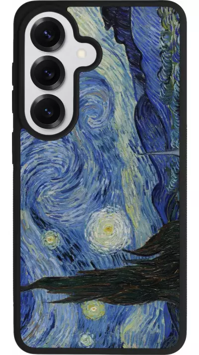 Coque Samsung Galaxy S26 - Silicone rigide noir Tableau art - La Nuit étoilée - Van Gogh