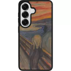 Coque Samsung Galaxy S26 - Silicone rigide noir Tableau art - Le Cri - Edvard Munch