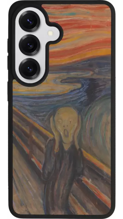 Coque Samsung Galaxy S26 - Silicone rigide noir Tableau art - Le Cri - Edvard Munch