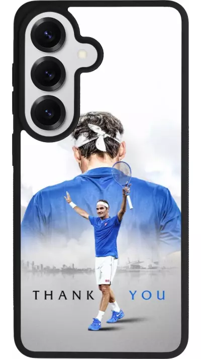 Coque Samsung Galaxy S26 - Silicone rigide noir Thank you Roger