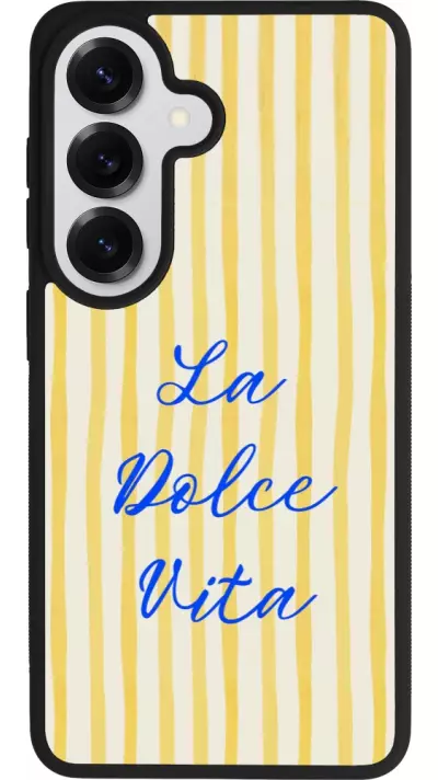 Coque Samsung Galaxy S26 - Silicone rigide noir The good life 2026
