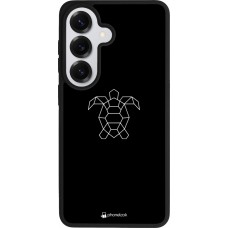 Samsung Galaxy S26 Case Hülle - Silikon schwarz Turtles lines on black