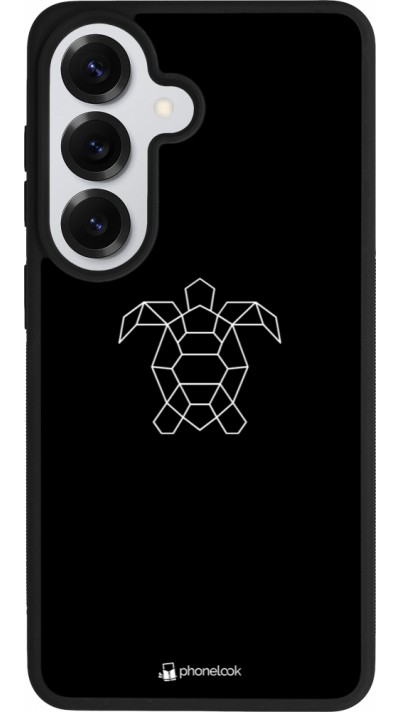 Samsung Galaxy S26 Case Hülle - Silikon schwarz Turtles lines on black