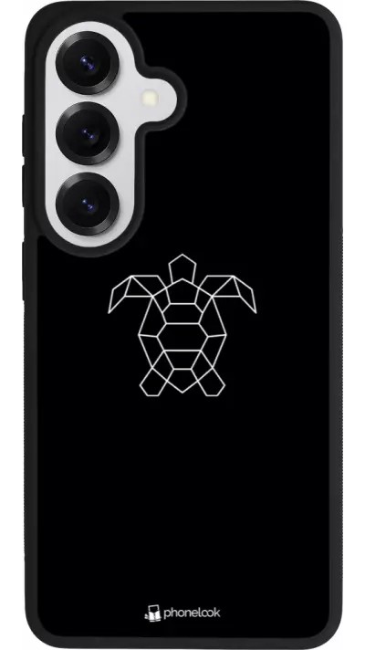 Coque Samsung Galaxy S26 - Silicone rigide noir Turtles lines on black