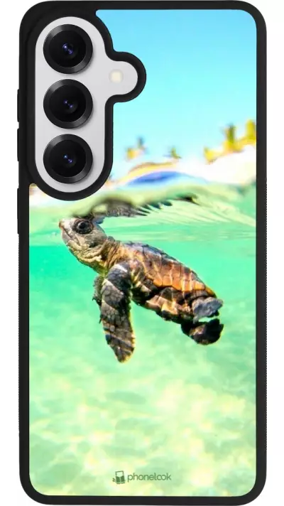 Coque Samsung Galaxy S26 - Silicone rigide noir Turtle Underwater