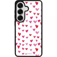 Coque Samsung Galaxy S26 - Silicone rigide noir Valentine 2022 Many pink hearts