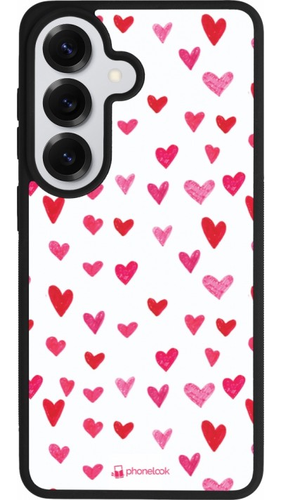 Samsung Galaxy S26 Case Hülle - Silikon schwarz Valentine 2022 Many pink hearts