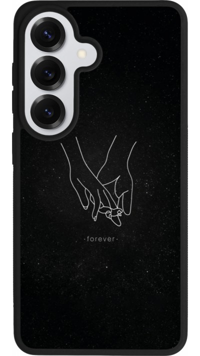 Samsung Galaxy S26 Case Hülle - Silikon schwarz Valentine 2023 hands forever