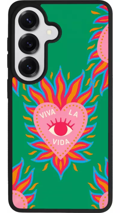 Coque Samsung Galaxy S26 - Silicone rigide noir Viva la vida 2026