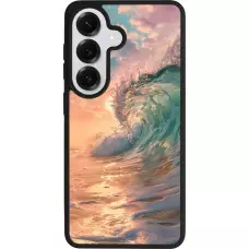 Coque Samsung Galaxy S26 - Silicone rigide noir Wave Sunset