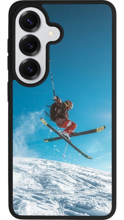 Coque Samsung Galaxy S26 - Silicone rigide noir Winter 22 Ski Jump