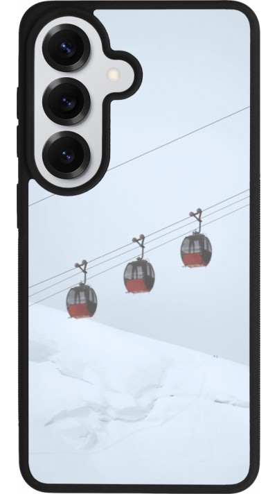 Coque Samsung Galaxy S26 - Silicone rigide noir Winter 22 ski lift