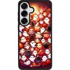 Coque Samsung Galaxy S26+ - Silicone rigide noir Fantômes automne mignons
