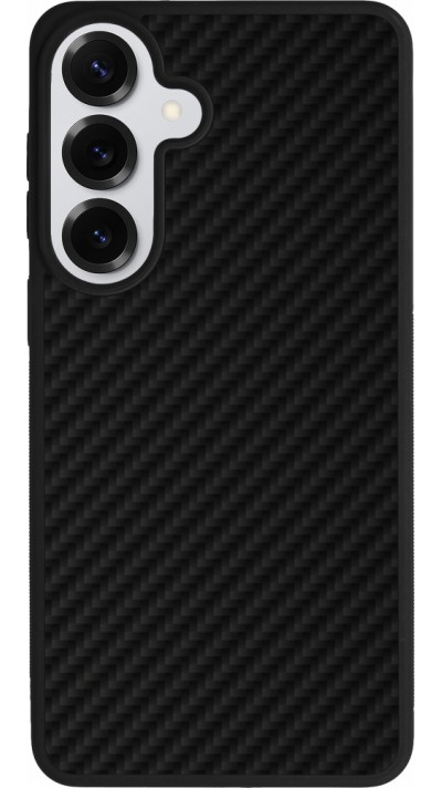 Samsung Galaxy S26+ Case Hülle - Silikon schwarz Carbon Basic