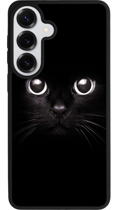 Samsung Galaxy S26+ Case Hülle - Silikon schwarz Cat eyes