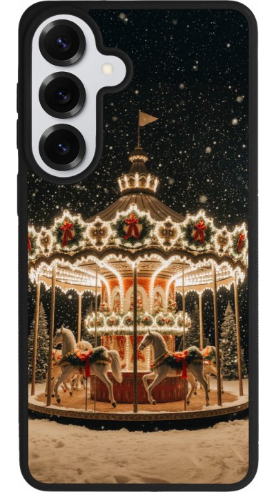 Samsung Galaxy S26+ Case Hülle - Silikon schwarz Christmas 25 Carousel