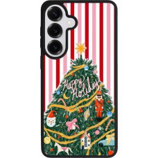 Samsung Galaxy S26+ Case Hülle - Silikon schwarz Christmas 25 Happy Holiday