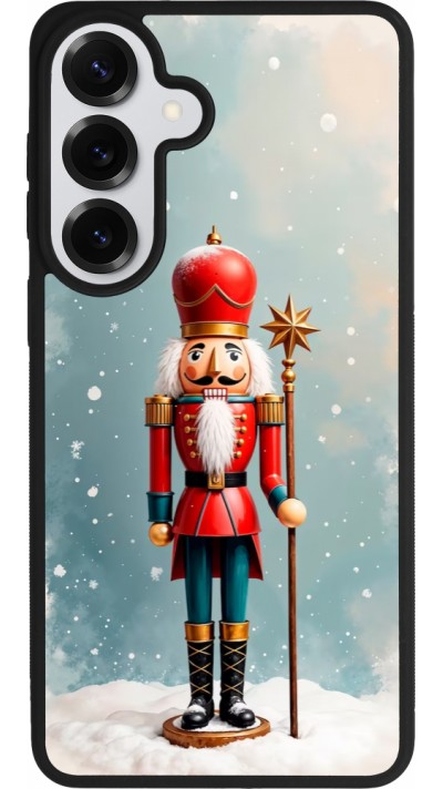 Samsung Galaxy S26+ Case Hülle - Silikon schwarz Christmas 25 Nutcracker Snow