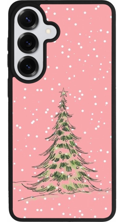 Samsung Galaxy S26+ Case Hülle - Silikon schwarz Christmas 25 Pink Tree