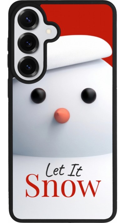 Samsung Galaxy S26+ Case Hülle - Silikon schwarz Christmas 25 Xmas Snowman