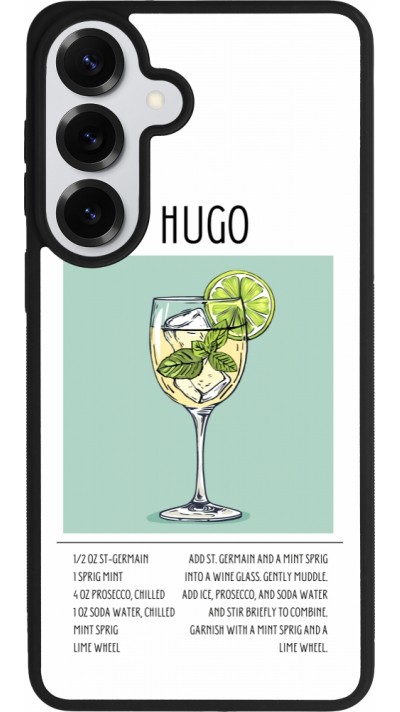 Samsung Galaxy S26+ Case Hülle - Silikon schwarz Cocktail Rezept Hugo