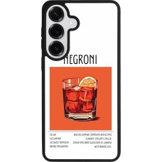 Samsung Galaxy S26+ Case Hülle - Silikon schwarz Cocktail Rezept Negroni