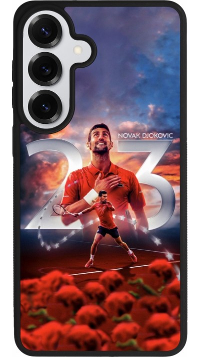 Samsung Galaxy S26+ Case Hülle - Silikon schwarz Djokovic 23 Grand Slam