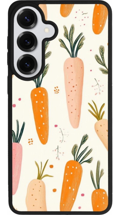Samsung Galaxy S26+ Case Hülle - Silikon schwarz Easter 2026 Illustration carrots