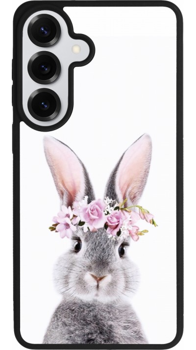 Samsung Galaxy S26+ Case Hülle - Silikon schwarz Easter 2023 flower bunny