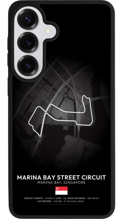 Coque Samsung Galaxy S26+ - Silicone rigide noir F1 Track 2025 Singapore
