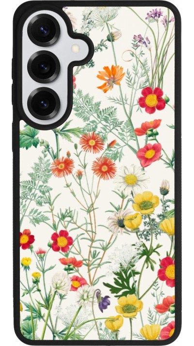 Coque Samsung Galaxy S26+ - Silicone rigide noir Flora Botanical Wildlife