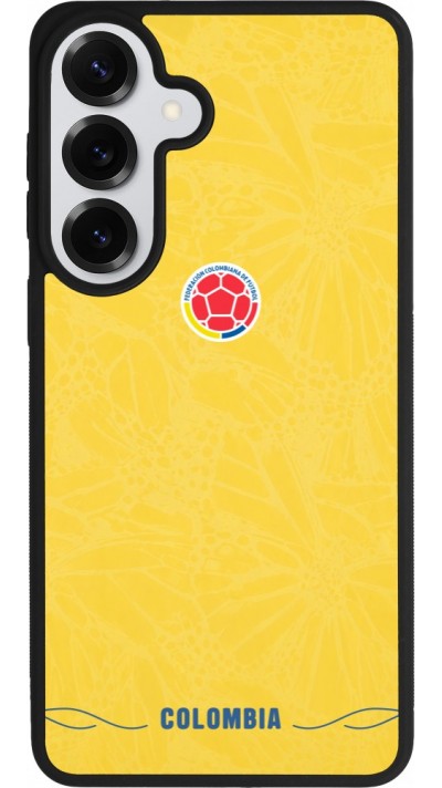 Coque Samsung Galaxy S26+ - Silicone rigide noir Maillot de football Colombie 2026 personnalisable