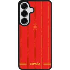 Coque Samsung Galaxy S26+ - Silicone rigide noir Maillot de football Espagne 2026 personnalisable